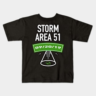 Storm Area 51 - They Can't Stop Us All Kids T-Shirt